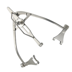 TISCO Lifecare Guyton-Park Eye Speculum Fenestrated Blades Stainless Steel Ophthalmic Surgical Instrument