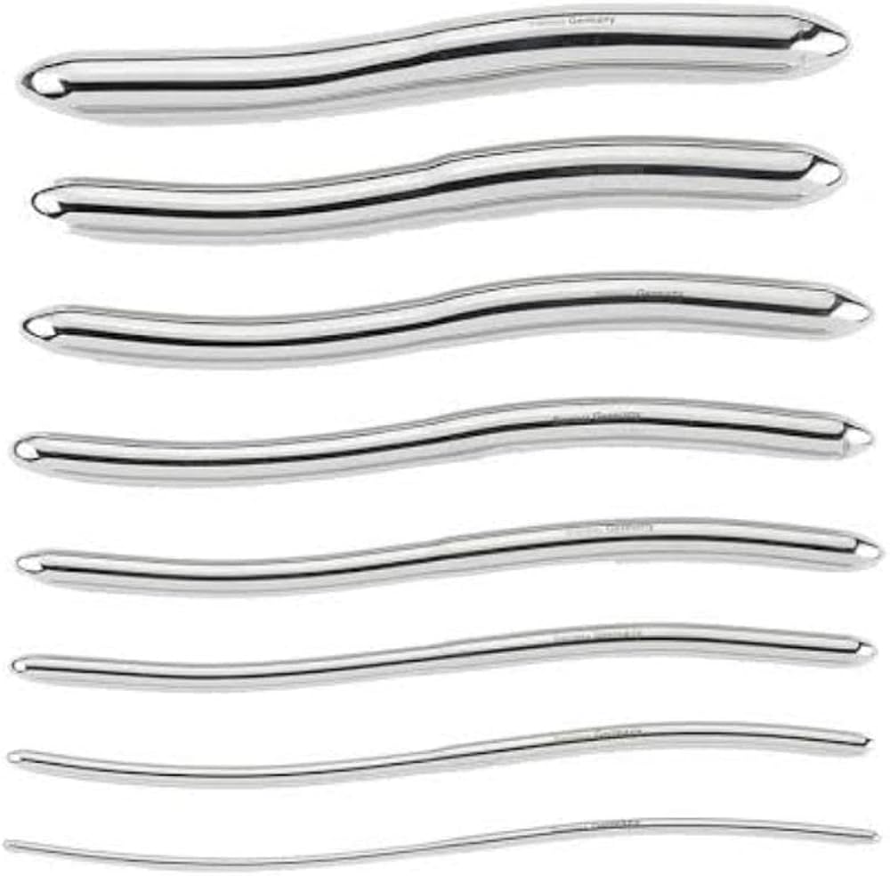 TISCO Lifecare Haegers Cervical Dilators Double Ended 0.5mm Graduated Set of 10pcs – Precision Gynecological Instruments