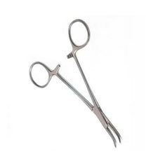 TISCO Lifecare Heaney Hysterectomy Clamps Curved Double Tooth 20cm (8") – Premium Surgical Instrument