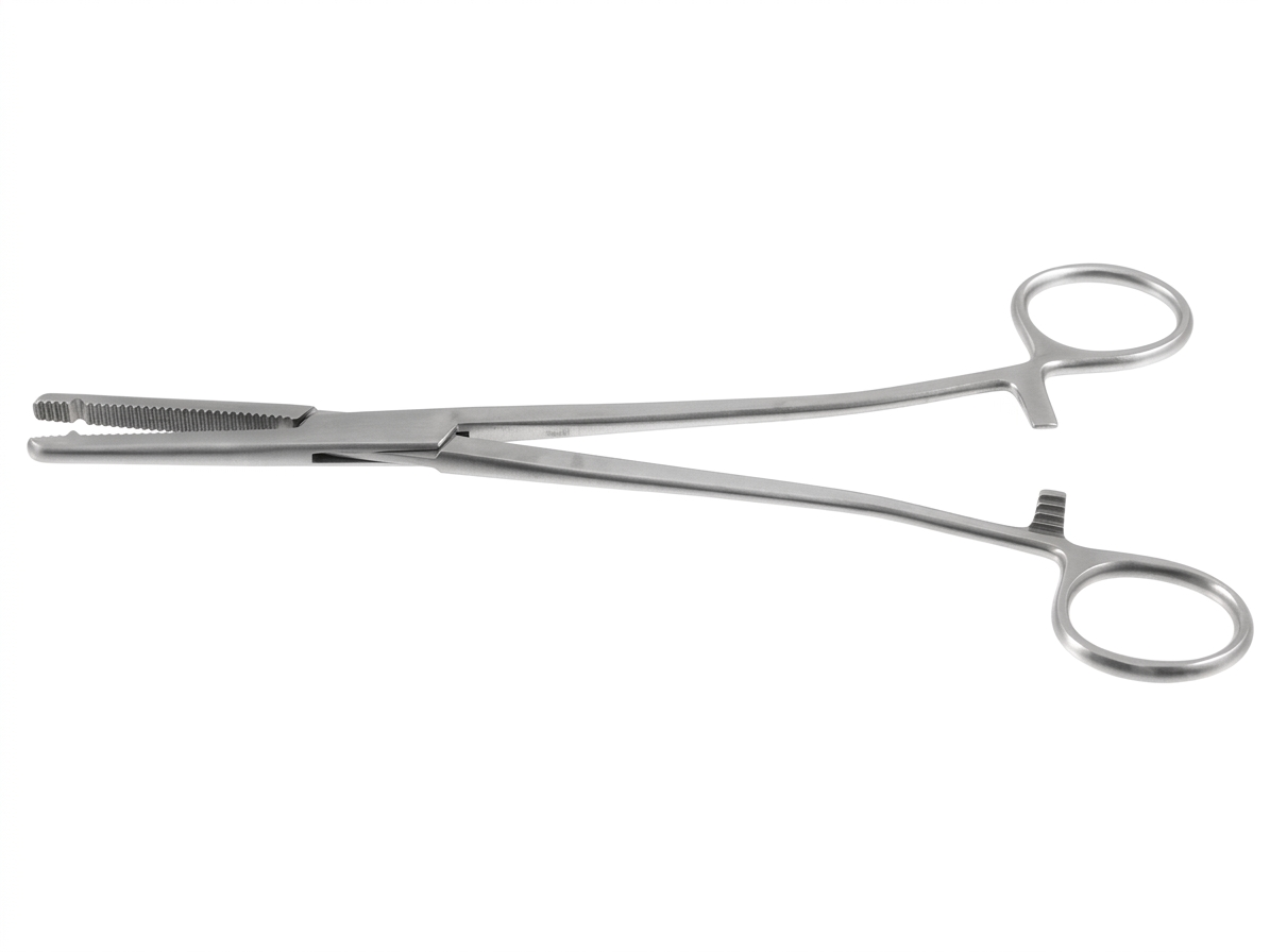 TISCO Lifecare Heaney Hysterectomy Clamps Straight Double Tooth 20cm (8") STR – Surgical Grade Stainless Steel Instrument