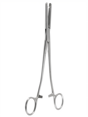 TISCO Lifecare Heaney Hysterectomy Clamps Straight Double Tooth 20cm (8") STR – Surgical Grade Stainless Steel Instrument