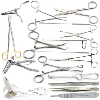TISCO Lifecare Hemorrhoidectomy Instrument Set (20 Pcs) – Premium & Medium Proctology Surgical Kit