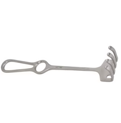 Israel Retractor 23cm (9 Inch) – 6 Prong Stainless Steel Surgical Retractor