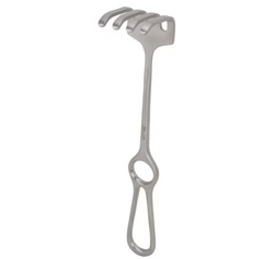 Israel Retractor 23cm (9 Inch) – 6 Prong Stainless Steel Surgical Retractor