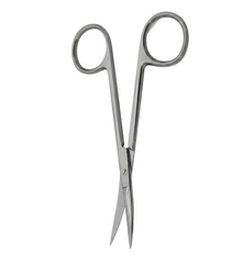 TISCO Lifecare Iris Scissors 9cm. Straight Stainless Steel Ophthalmic Surgical Instrument
