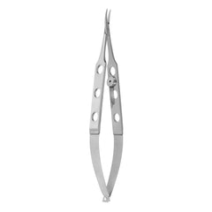 TISCO Lifecare Jaffe Needle Holder Delicate Jaws Curved With Lock – Precision Ophthalmic Microsurgical Instrument