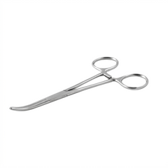 TISCO Lifecare Kelly Artery Forceps 8 Inch Curved Stainless Steel Surgical Instrument