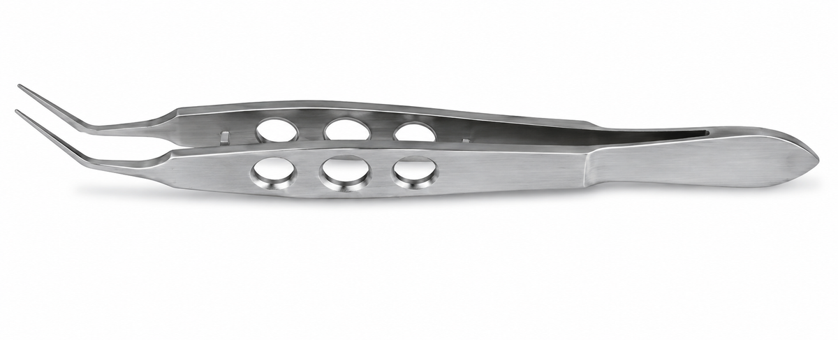 TISCO Lifecare Mcpherson Forceps 5MM Straight Tying – Precision Ophthalmic Instrument for Microsurgical Suturing