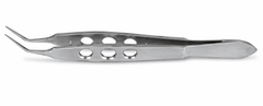TISCO Lifecare Mcpherson Forceps 5MM Straight Tying – Precision Ophthalmic Instrument for Microsurgical Suturing