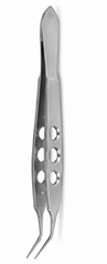 TISCO Lifecare Macpherson Forceps 8MM Angled 1×2 Teeth – Premium Ophthalmic Instrument for Precision Tissue Handling