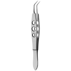 TISCO Lifecare Kelman McPherson Forceps 8mm Angled Tying – Precision Ophthalmic Surgical Instrument