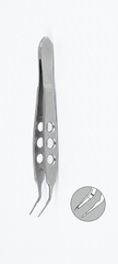 TISCO Lifecare Kelman McPherson Forceps 5mm Angled 1x2 – Precision Ophthalmic Surgical Instrument
