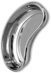 Tisco Lifecare 12-Inch Stainless Steel Kidney Tray Set (Pack of 10) – Extra-Large Reusable Utility Trays