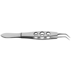 TISCO Lifecare Kelman McPherson Forceps 8mm Straight 1x2 Teeth – Precision Ophthalmic Surgical Instrument