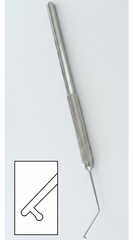 TISCO Lifecare Lester Lens Hook Angled Stainless Steel Ophthalmic Surgical Instrument