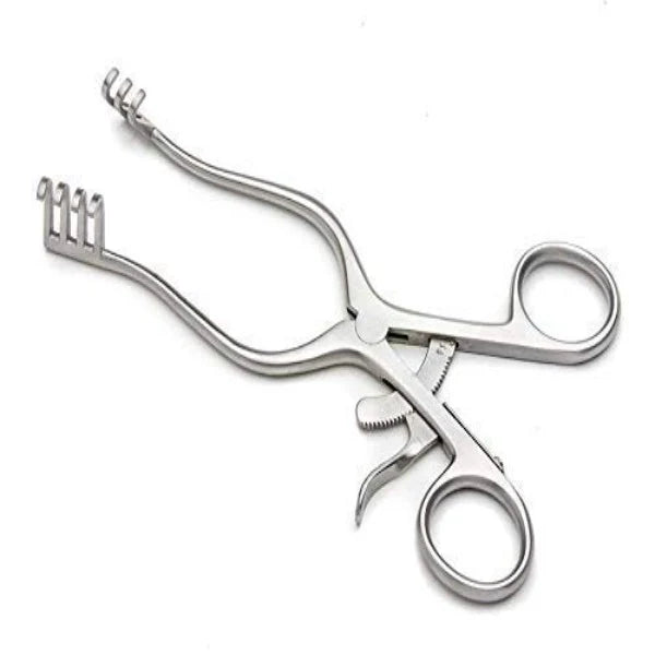TISCO Lifecare Mastoid Retractor 4" Straight 3x4 – Stainless Steel Surgical Instrument (Autoclavable, Precision Retraction, ENT & Neurosurgical Use)