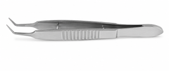 TISCO Lifecare McPherson Forceps Delicate 11mm Angled – Precision Microsurgical Instrument