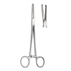TISCO Lifecare Maingot Hysterectomy Clamp 20cm (8 Inch) Straight Stainless Steel Surgical Instrument