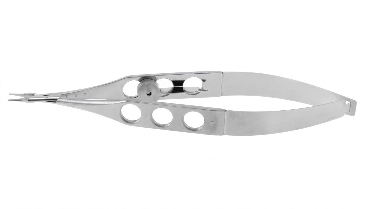 TISCO Lifecare McPherson Needle Holder Delicate Jaws Straight Without Lock – Precision Ophthalmic Microsurgical Instrument