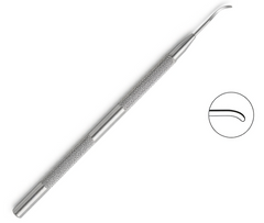 TISCO Lifecare Membrane Peelar Spatula Curved Stainless Steel Ophthalmic Surgical Instrument