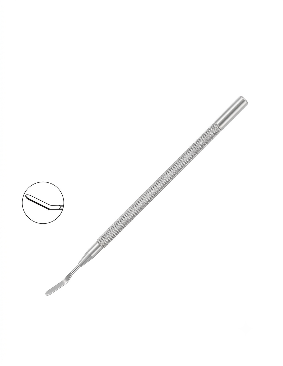 TISCO Lifecare Membrane Peelar Spatula Hooked Short Length Stainless Steel Ophthalmic Surgical Instrument