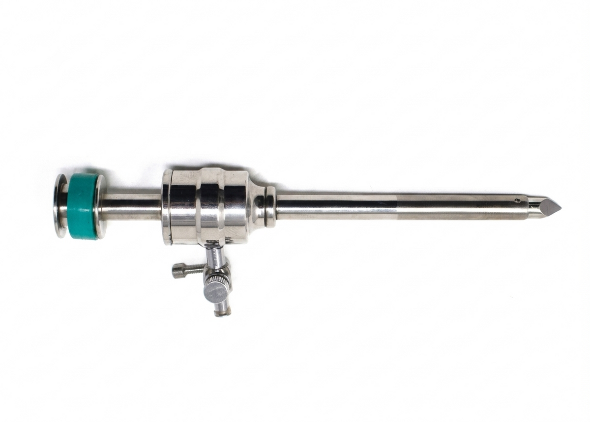 TISCO Lifecare Metal Trocar Cannula (Brass ) 5.5mm,10mm Laparoscopic Surgical Instrument
