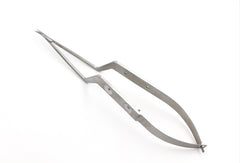 TISCO LIFECARE Micro Bayonet Scissor Spring Action Curved 8 Inch – Advanced Stainless Steel Microsurgical Instrument for Precision Dissection
