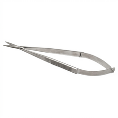 TISCO Lifecare Micro Scissor Spring Action Straight 8" (Round Pattern) – Surgical Stainless Steel Precision Instrument