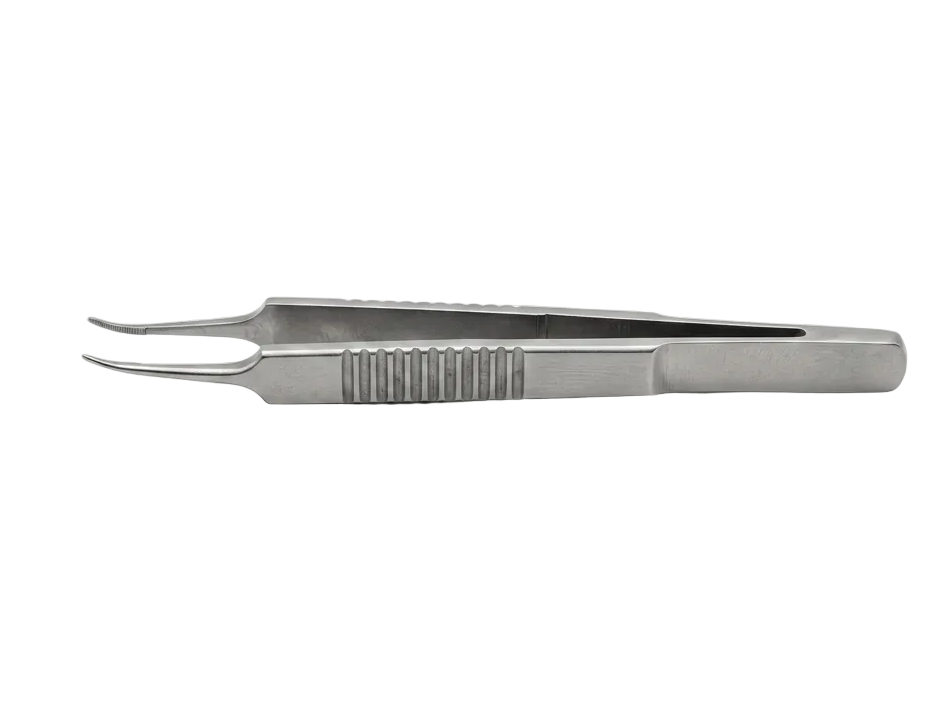 TISCO Lifecare Tying Forceps  Micro Curved Big – Precision Microsurgical Instrument for Advanced Suturing Control