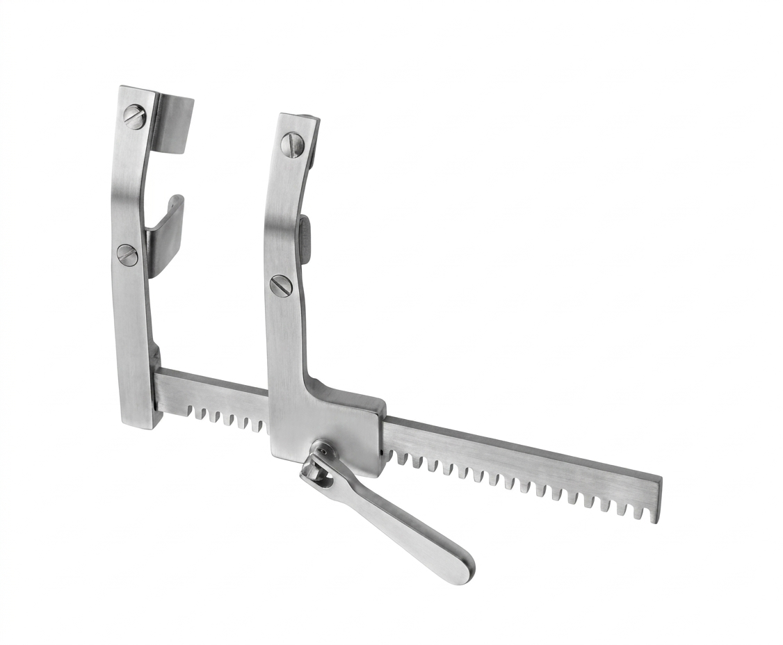 TISCO Lifecare Morse Self Retaining 4 Blade Sternal Spreader – Neonatal, Precision Stainless Steel Surgical Instrument