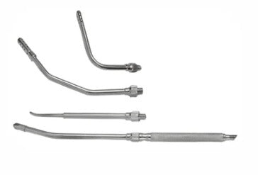 TISCO Lifecare Multiple Suction Handle with 4 Interchangeable Tips – Versatile Stainless Steel Surgical Suction Instrument
