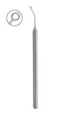 TISCO Lifecare Nightangle Capsule Polishing Curette 1.75mm Stainless Steel Ophthalmic Surgical Instrument