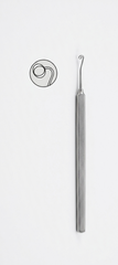 TISCO Lifecare Nightangle Capsule Polishing Curette Right Stainless Steel Ophthalmic Surgical Instrument
