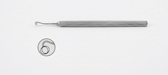 TISCO Lifecare Nightangle Capsule Polishing Curette left Stainless Steel Ophthalmic Surgical Instrument