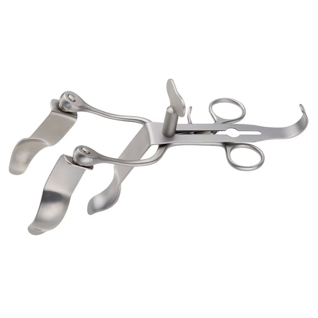 Park Anal Retractor with Ring Handle & 3 Pairs of Interchangeable Blades Stainless Steel