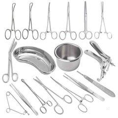 TISCO Lifecare Procedure Surgical Instrument Set – 17 Pcs (Premium Grade)