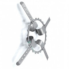 TISCO Lifecare Ring Retractor with Oval Frame and 4 Blades – Adult Stainless Steel Self-Retaining Surgical Instrument (Autoclavable, Adjustable, Heavy-Duty Design)