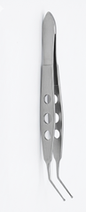 TISCO Lifecare Ring Tip Forceps Long Model Angled – Precision Ophthalmic Surgical Instrument