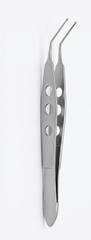 TISCO Lifecare Ring Tip Forceps Long Model Angled – Precision Ophthalmic Surgical Instrument