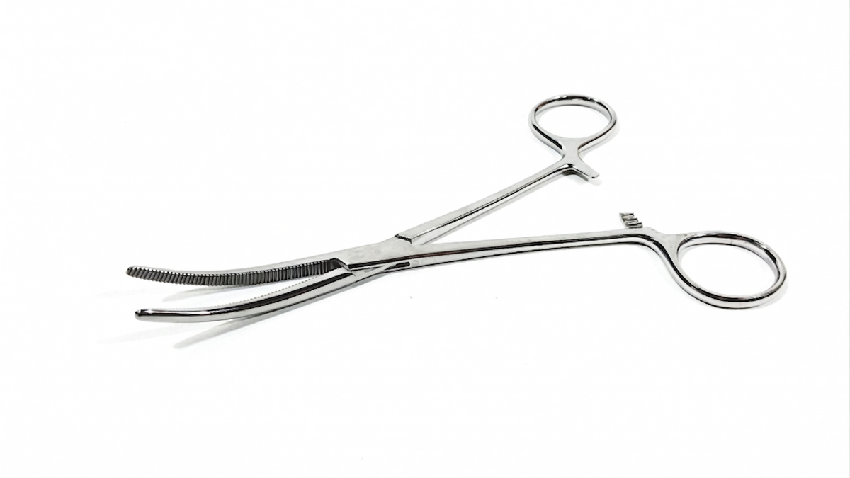 TISCO Lifecare Rochester Carmalt Artery Forceps 8 Inch Curved Stainless Steel Surgical Instrument