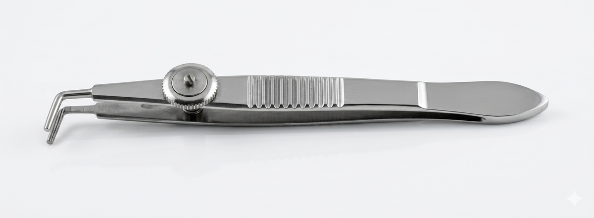 TISCO Lifecare Swiss Model Muscle Forceps Right – Precision Ophthalmic Instrument for Controlled Muscle Handling