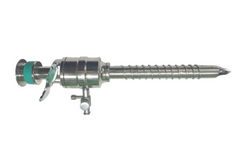TISCO Lifecare Spiral Trocar Cannula 5.5mm Stainless Steel Laparoscopic Instrument