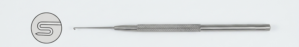 TISCO Lifecare Shepard Iris Hook U-Shaped Stainless Steel Ophthalmic Surgical Instrument