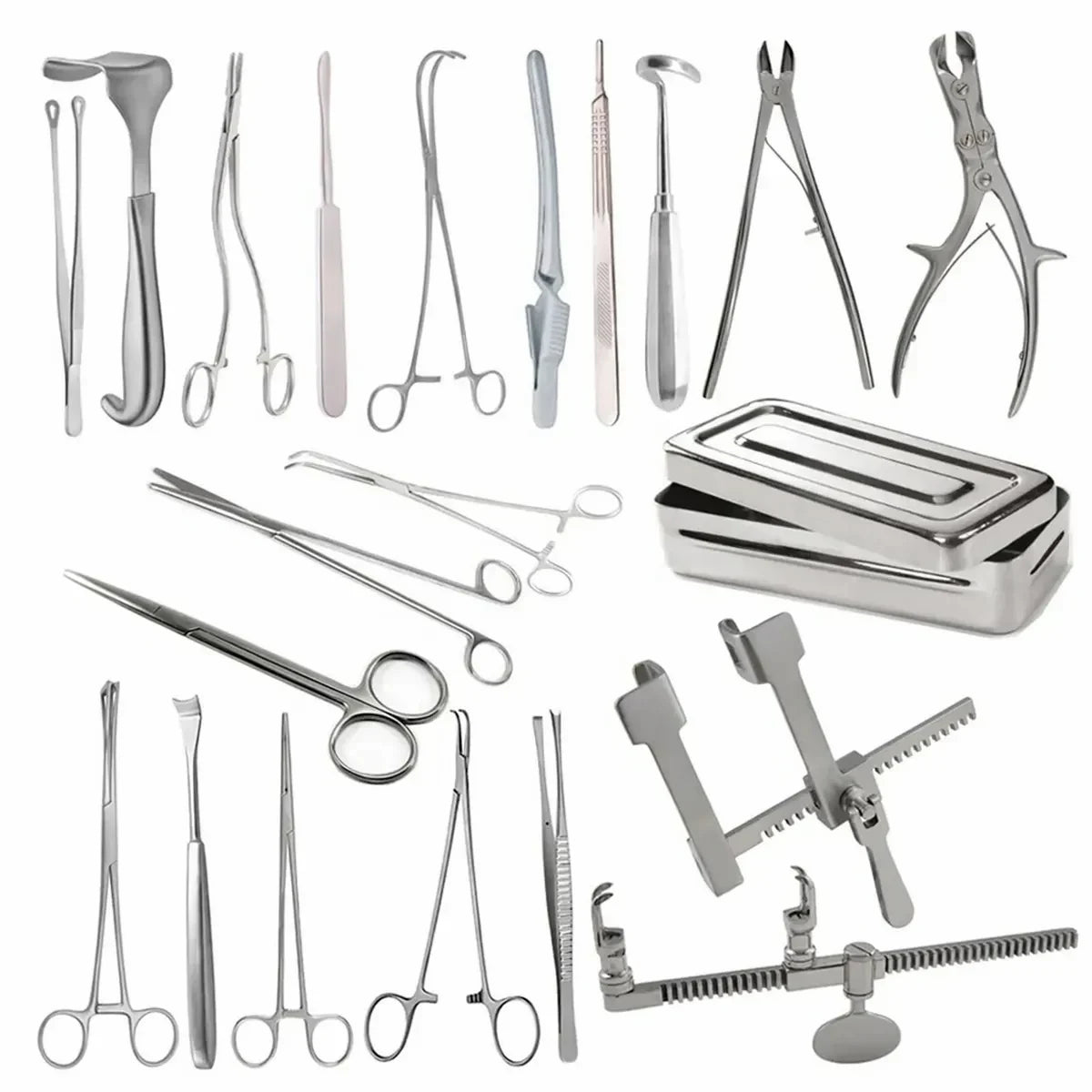 TISCO Lifecare Thoracotomy Surgical Instrument Set – 23 Pcs (Premium Grade)