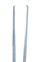 TISCO LIFECARE Bonney Heavy Forceps – Plain & Toothed (18 cm / 7") | Surgical Tissue Forceps | Stainless Steel