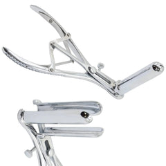 Chrome motorcycle exhaust pipes on a white background