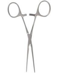 TISCO Lifecare Ring Bulldog Clamp – Straight, 10 cm (4”) Premium Stainless Steel Surgical Instrument
