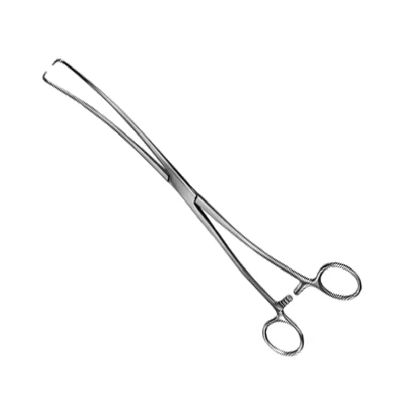 TISCO Lifecare Tennaculum Forceps – Curved Tip 20cm / 8”, Precision Stainless Steel Instrument