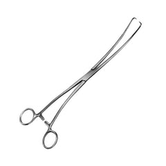 TISCO Lifecare Tennaculum Forceps – Curved Tip 25cm / 10”, Precision Stainless Steel Instrument