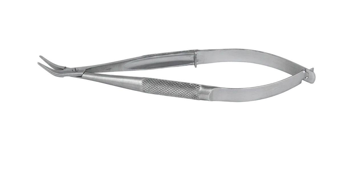 TISCO Lifecare Troutman Micro Needle Holder With Lock Stainless Steel Ophthalmic Surgical Instrument